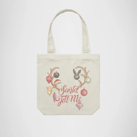 Ariana Grande Tote Santa Tell me.  NEW - Picture 1 of 3